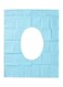 Generic 30-Piece Disposable Toilet Seat Cover Set Blue 46cm