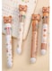 Multicolor Ballpoint Pen 0.5mm, 10-in-1 Colored Retractable Shuttle ball point Pens for Office School Supplies Students Children Kids Cute Stationery Gift (Bear 4pcs)