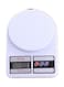 Generic Digital Weighing Scale White/Black 19x25x5centimeter