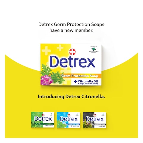 Detrex Citronella Oil Insect Medicated Soap 100g