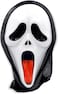 Party Time 1 Piece White Ghost Mask Scary Scream Mask Halloween Mask Costume Props and Decorations (* H 12.5 x W 8 INCHES)