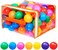 Vanland 100 Ball Pit Balls For Baby And Toddler Phthalate Free Bpa Crush Proof Plastic, 7 Bright Colors In Reusable Play Toys Kids With Storage Bag