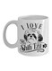 muGGyz Let's Get Holiday Hammered Printed Coffee Mug White/Red