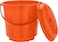 Royalford Plastic Bucket With Lid, 20L Bucket With Handle, Rf10686, Plasticware Leak-Proof Bucket, Sturdy, Long Lasting Design, Ideal For Home, Garden, Diy Bucket