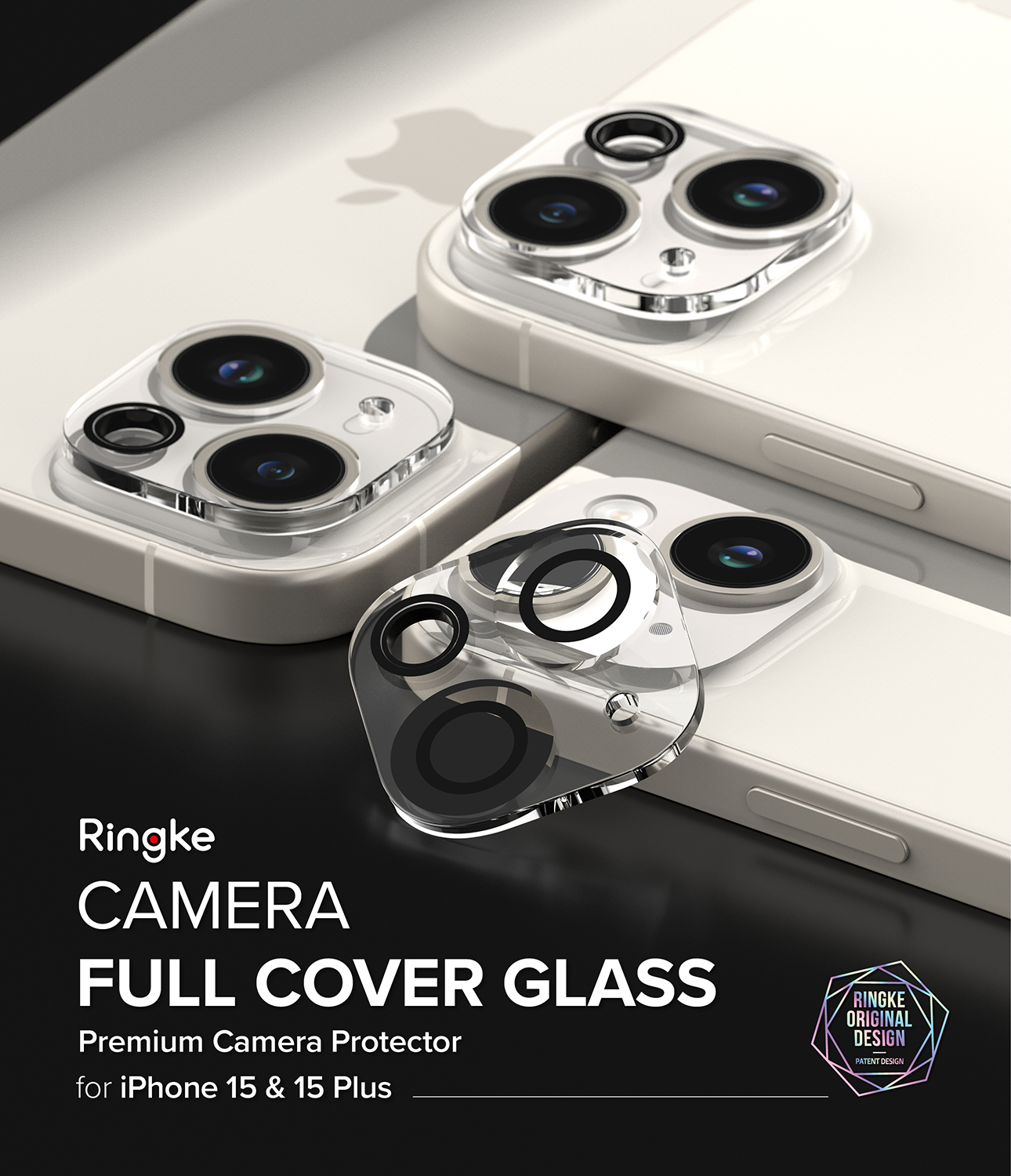 Ringke iPhone 15 Plus / 15, Camera Protector Glass [2 Pack]