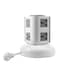 Generic 2-Layer Multi Plug Tower With USB Port White 5-Way
