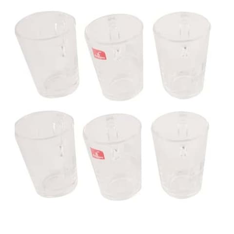 Blinkmax KTZB39 Glass Mug Set - 6 Pieces