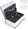 Rubik Book Safe with Combination Lock, Home Dictionary Diversion Hidden Secret Metal Safe Box for Money Jewelry Passport 18.5 x 11.5 x 5.5 cm - Navy Blue Small