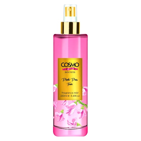 Cosmo Secrets Pink Pea Fun Fragrance Mist Pink 250ml