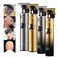HICITI New Electric Hair Trimmer Hair Clipper Professional Shaver Beard Barber 0mm Hair Cutting Machine For Men Haircut Clipper Trimmer For Men Barber Electric Shaving T-Outliner Men (Silver)