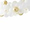 Ginger Ray Gold Chrome Balloons Arch Kit 55-Pieces- White/Gold