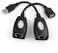 150Ft USB 2.0 to RJ45 Lan Extension Adapter over Cat5/Cat5e/Cat6 Cable (Black)