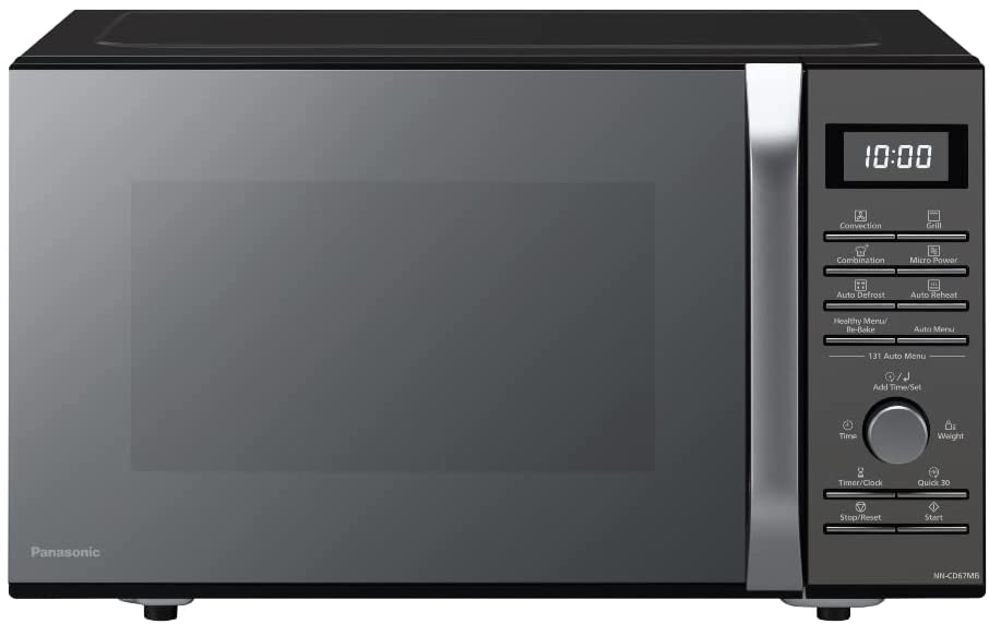 Panasonic 27L 4-in-1 Convection Microwave Oven, NN-CD67, Black, with Healthy Air Fryer Menus, 1 Year Warranty