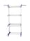 Generic Clothes Drying Rack Silver/Blue