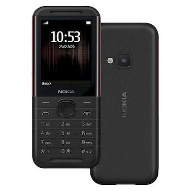 نوكيا 5310 – 2.4 بوصة 16 ميجابايت/8ميجابايت ثنائي الشريحة بشبكة الجيل الثاني – أسود/أحمر
