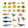 Power Joy Animal Worldz Sea World Animal Figure Toy 2inch 10 PCS