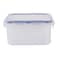 Lock &amp; LockClassic Square Food Container HPL850 Clear/Blue 420ml