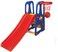 RBWTOYS  Plastic Toy Series 2 in 1 Safe Slide with Baskeet Hoop. RW-16343.