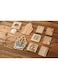 Wooden Christmas Ornaments with Lights - Festive Indoor Holiday Decorations (Santa Claus)