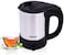 Geepas 0.5 Liters Silver and Black Kettle, GK175