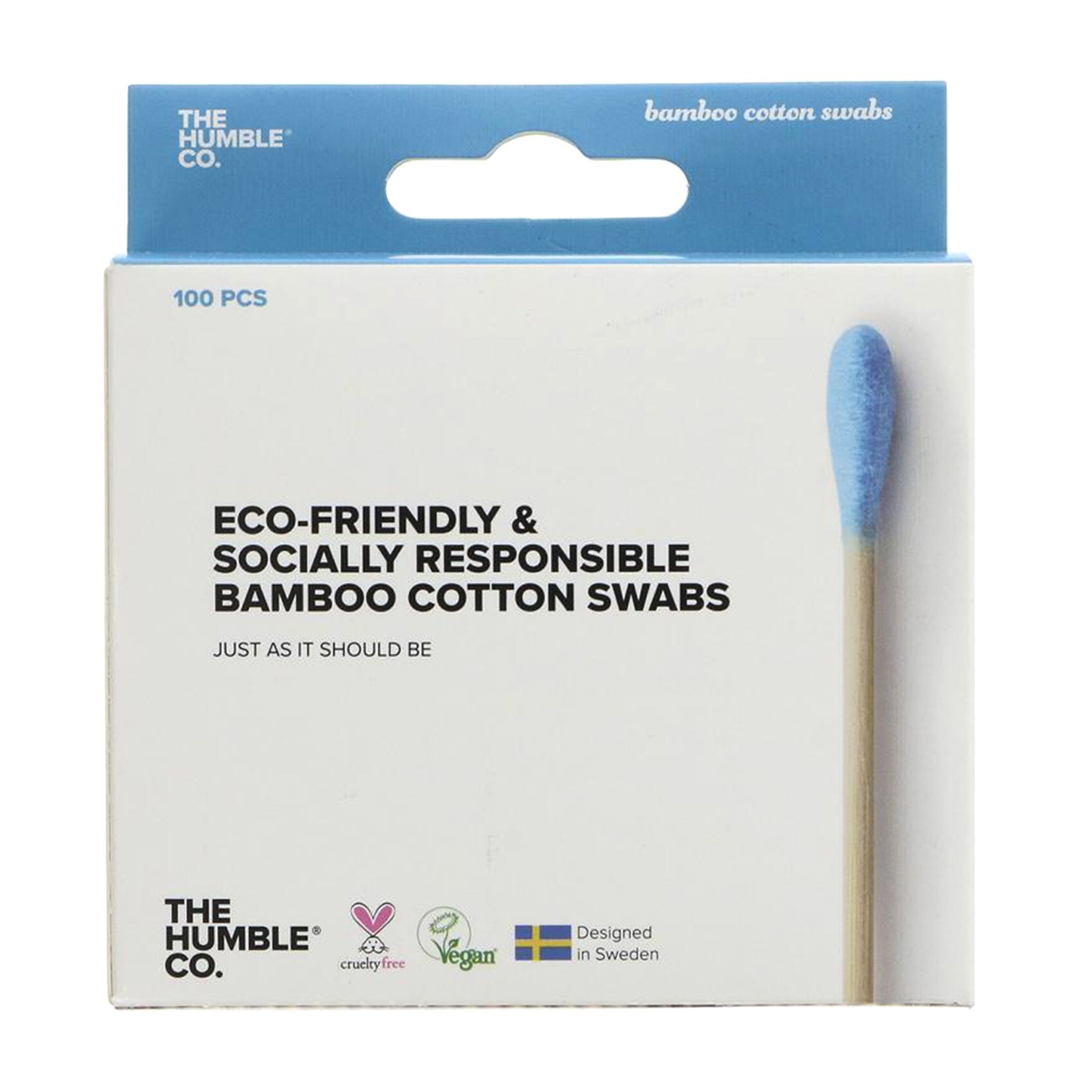 ADAWAS COMPACT COTTON TUBEROMPERS 美品 Humble Bamboo Cotton Swabs - 100 pack | Mantzouras