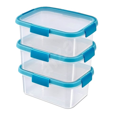 Curver Smart Fresh Storage Box - 3 Pieces - Clear