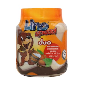 Lino Spread Duo Cream Milk, Cocoa And Hazelnuts Mix 350g
