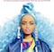 Barbie Extra Doll #4, Curvy, In Zippered Bomber Jacket With 2 Pet Kittens, Extra-Curly Blue Hair, Layered Outfit &amp; Accessories Including Skateboard, Multiple Flexible Joints, Gift For Kids