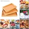 Tray Set, 3 Pcs Bamboo Trays Set with Handles, Multipurpose Wood Bamboo Serving Tray for Coffee, Food, Fruit Breakfast, Dinner - 3Different Sizes Large, Medium, Small Tray