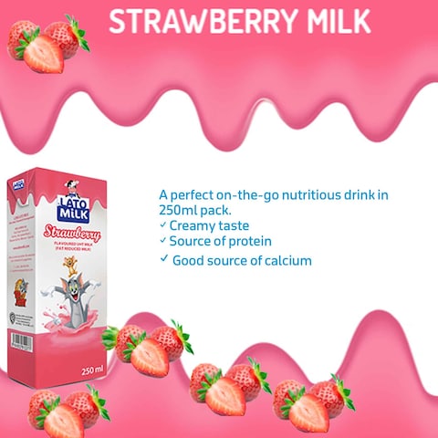 Lato UHT Strawberry Milk 125ml
