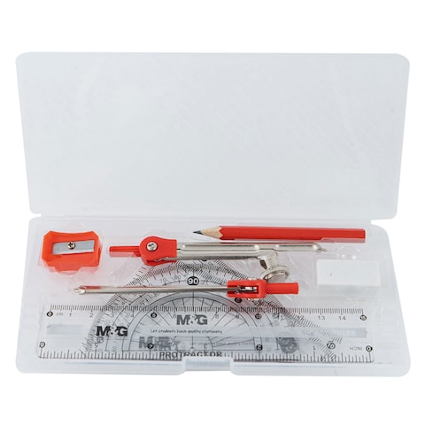 Mg Harl1305 All In One Mathematical Set With Plastic Box