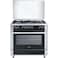 Super General 5-Burner Gas-Cooker with Full-Safety and Gas Oven SGC-916-FSBGOF Silver