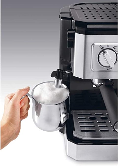 DeLonghi BCO421.S 15-Bar Combi Espresso Coffee Machine, 220-Volts  Silver