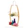 Home Pro Wall Hanging Bamboo Shower Caddy Beige
