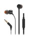 JBL - T110 Stereo In-Ear Headphones With Mic Black