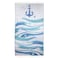ANEMOSS Wave Patterned Turkish Peshtemal 100% Cotton Free of Microfiber Synthetic and Polyester Soft Quick Dry Versatile Beach Pool and Bath Peshtemal for Kids and Adults 39x70 in 100x180 cm