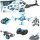 Fitto Robotics Smartcore 6, 6 Smart Vehicles in 1, Educational STEM Birthday Kits Ages 8 and Up