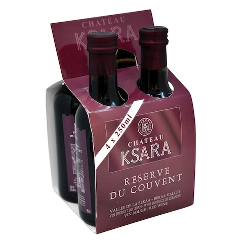 Chateau Ksara Reserve Du Couvent Red Wine 250ml x Pack Of 4