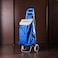 Royalford 34 L Shopping Trolley Bag- Rf11368 Multi-Purpose Utility Trolley Bag With Handles And Wheels Durable, Portable And Stylish Polyester Bag Large Space Perfect For Storing Things Blue