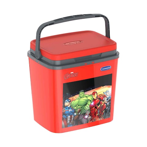 Cosmoplast Marvel Avengers Chillbox Insulated Lunch Box With Handle IFDIAVGCB004 Red 4L