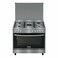 General Supreme 90*60 Cm, 5 Burners Gas Cooker, Grill, Full Safety, Stainless Steel (Installation Not Included)