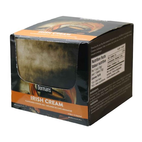 Dormans 3-In-1 Irish Cream Coffee Mix 18g x Pack of 12