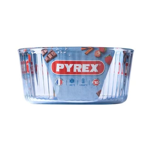Pyrex Classic Round Souffle Dish - 21 Cm - Clear
