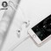 Green Lion 1.2 Meter Stereo Earphone, Volume And Playback Control Buttons, 14mm Sound, Inbuilt Mic (White)