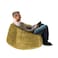 In House Kempes Fur Bean Bag Chair - Small - Gold