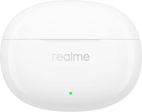 Realme TechLife Buds T100, Bluetooth 5.3, Up To 28 Hours Total Playback - (White) - International Version