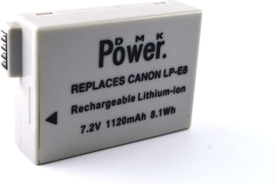 DMK Power DMK Power lpe-8 Battery For Canon Eos 550d 600d X4 X5 T2i T3i Etc Cameras