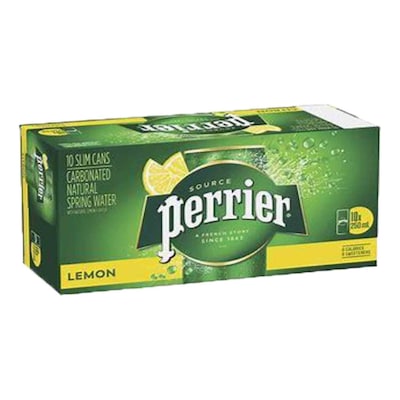 Perrier Lemon Can 250Ml X 10