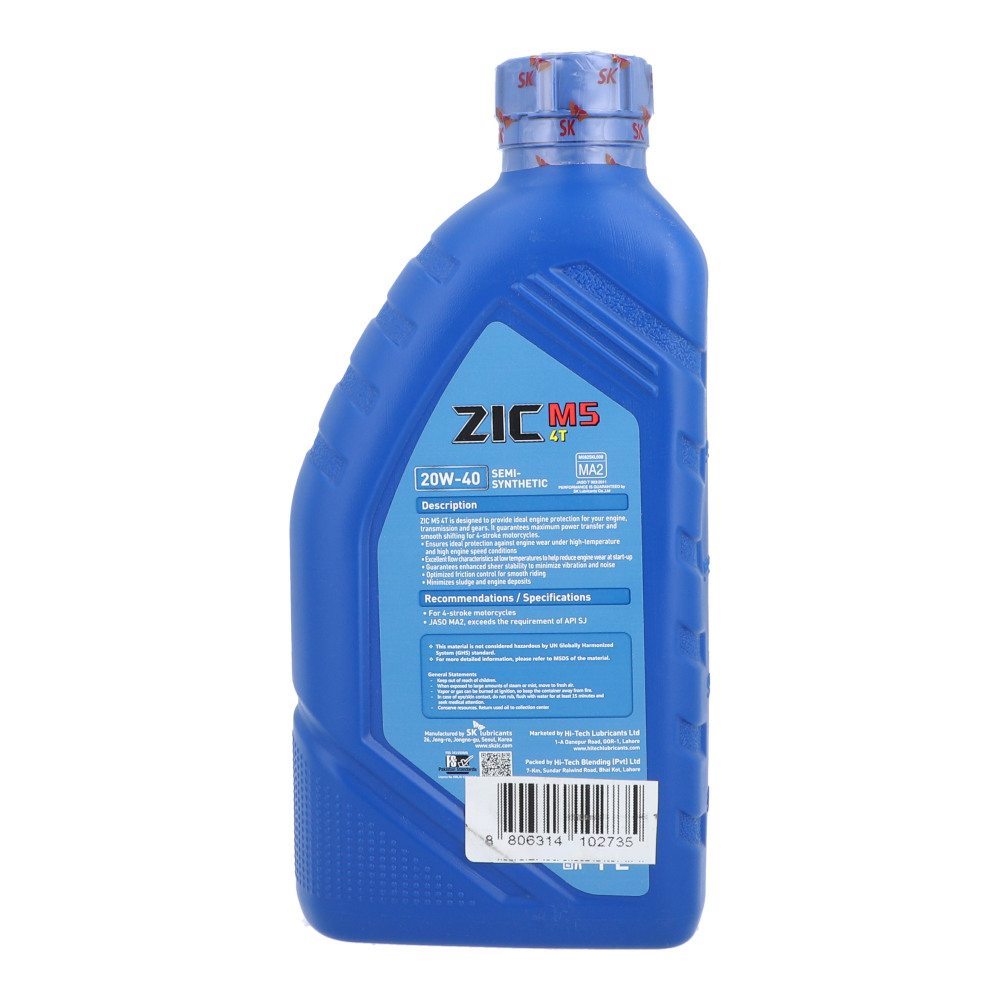 Zic Motor Oil M5 4T 1 L
