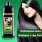 Mokeru Organic Natural Fast Hair Dye  5 Minutes Noni Plant  Black Hair Color Dye Shampoo For Cover Gray White Hair